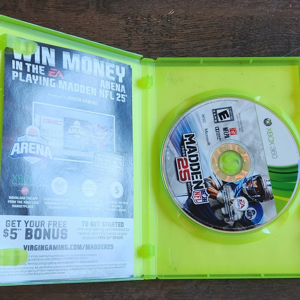 Madden NFL 25 Xbox 360 Game EA Sports‎ Football 1989-2014 Kinect